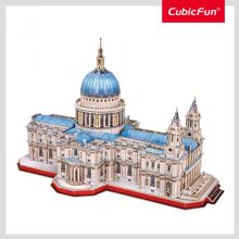 3d profi puzzle: Szent Pál katedrális (UK) CubicFun 3D híres épület makett Cubic Fun
