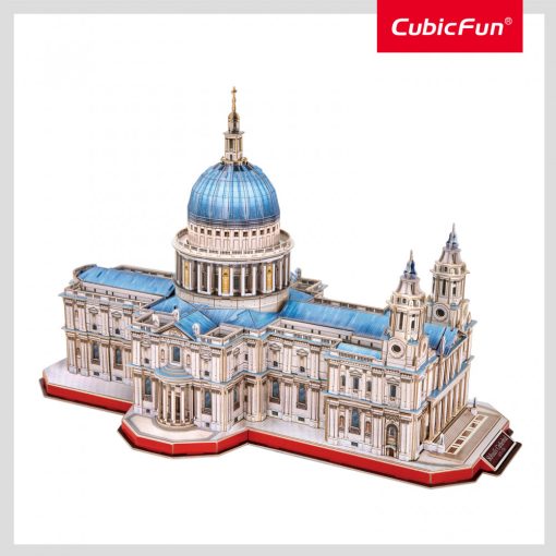 3d profi puzzle: Szent Pál katedrális (UK) CubicFun 3D híres épület makett Cubic Fun