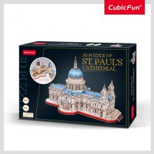 3d profi puzzle: Szent Pál katedrális (UK) CubicFun 3D híres épület makett Cubic Fun