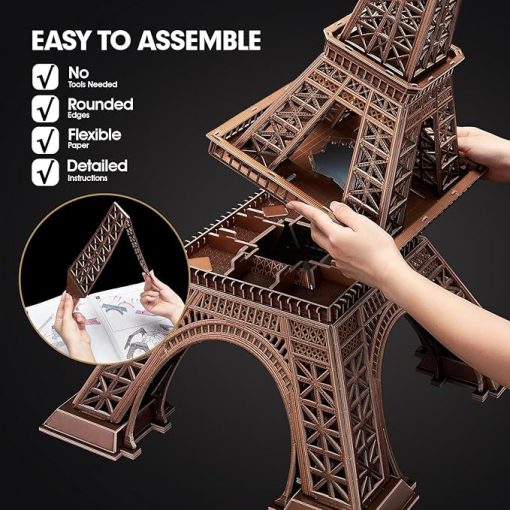 3D profi puzzle: Eiffel-torony MESTER változat Cubicfun