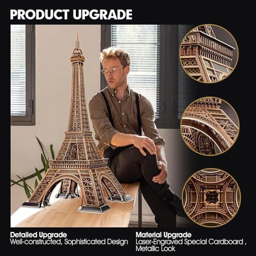 3D profi puzzle: Eiffel-torony MESTER változat Cubicfun