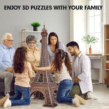 3D profi puzzle: Eiffel-torony MESTER változat Cubicfun