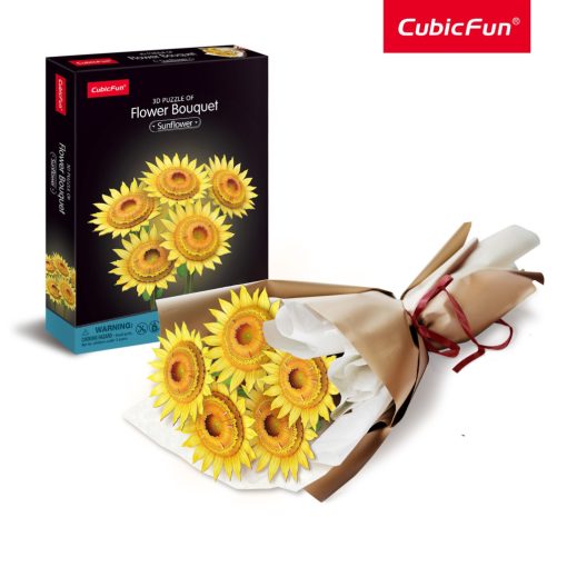 3D puzzle: Napraforgó csokor