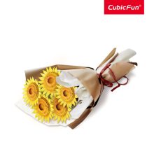 3D puzzle: Napraforgó csokor
