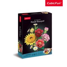 3D puzzle: Vegyes virágcsokor
