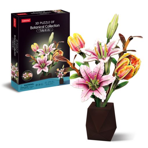3D puzzle: Tulipán és liliom