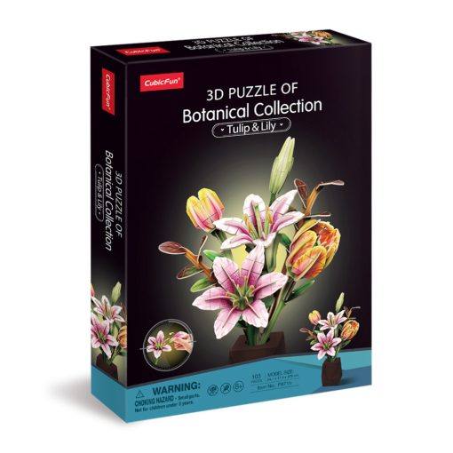 3D puzzle: Tulipán és liliom