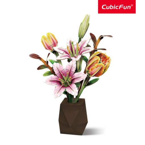 3D puzzle: Tulipán és liliom