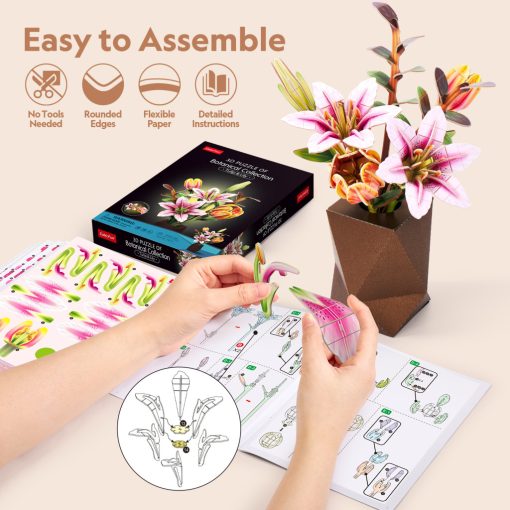 3D puzzle: Tulipán és liliom
