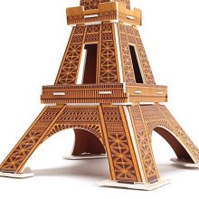 3D kicsi puzzle: Eiffel torony CubicFun 3D épület makettek