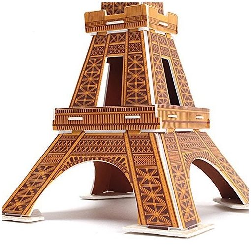 3D kicsi puzzle: Eiffel torony CubicFun 3D épület makettek
