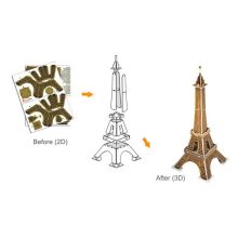 3D kicsi puzzle: Eiffel torony CubicFun 3D épület makettek