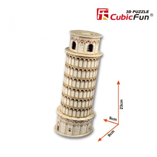 3D kicsi puzzle: Pisai ferde torony CubicFun 3D épület makettek