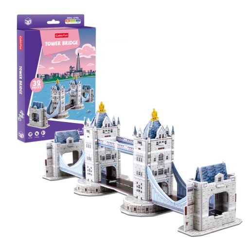 3D kicsi puzzle: Tower bridge CubicFun 3D épület makettek