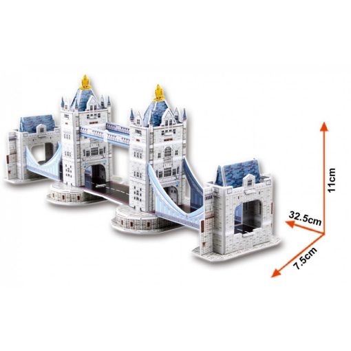 3D kicsi puzzle: Tower bridge CubicFun 3D épület makettek