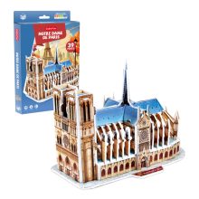 3D kicsi puzzle: párizsi Notre Dame CubicFun 3D épület makettek