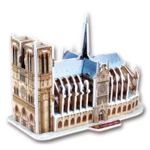 3D kicsi puzzle: párizsi Notre Dame CubicFun 3D épület makettek