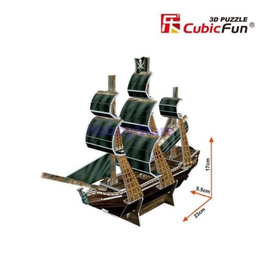 3D kicsi puzzle: Anna királynő bosszúja CubicFun 3D jármű makettek