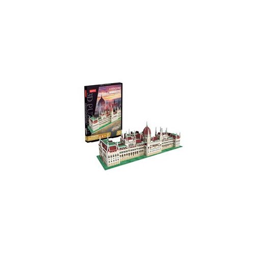 3D kicsi puzzle: Magyar Parlament épülete - új