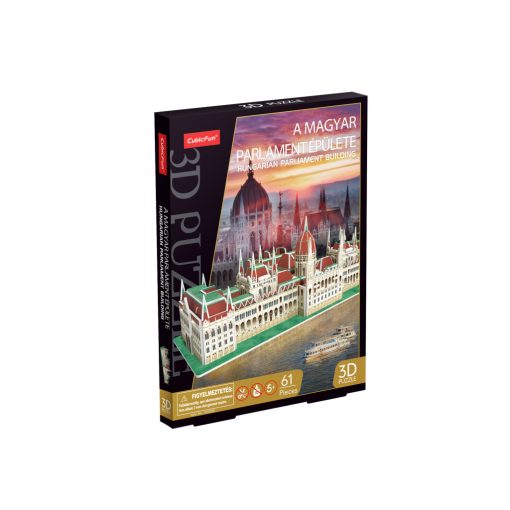 3D kicsi puzzle: Magyar Parlament épülete - új