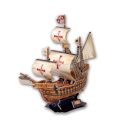 3D puzzle: Santa Maria CubicFun 3D hajó makettek