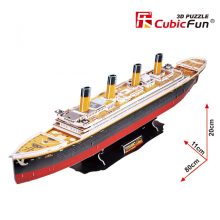 3d profi puzzle: Titanic CubicFun hajó makettek