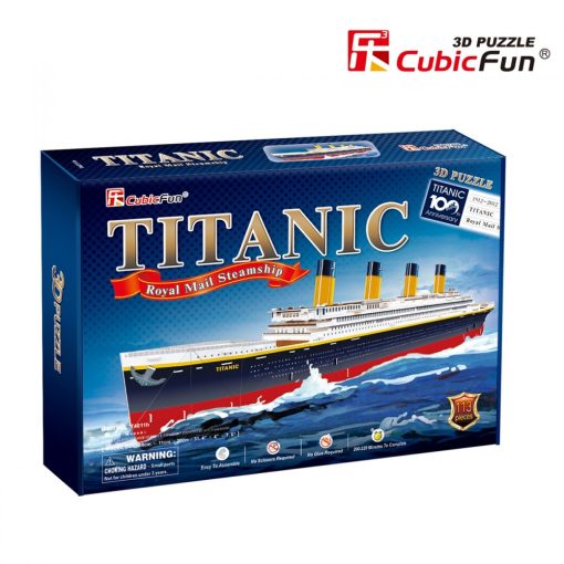 3d profi puzzle: Titanic CubicFun hajó makettek