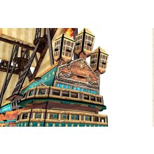  3D profi puzzle: San Felipe CubicFun 3D hajó makettek