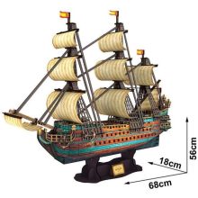  3D profi puzzle: San Felipe CubicFun 3D hajó makettek