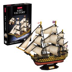 3D puzzle: HMS Victory CubicFun 3D jármű makettek