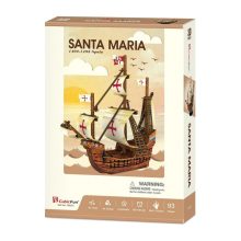 3D kicsi puzzle: Santa Maria CubicFun 3D jármű makettek