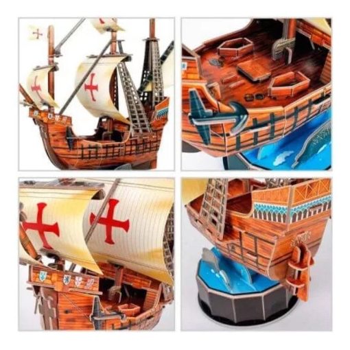3D kicsi puzzle: Santa Maria CubicFun 3D jármű makettek