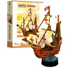 3D kicsi puzzle: Santa Maria CubicFun 3D jármű makettek