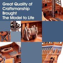 3D puzzle: Santa Maria hajó makett