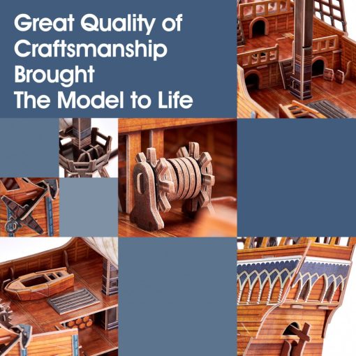 3D puzzle: Santa Maria hajó makett