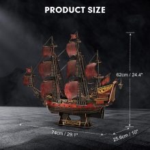 3D profi puzzle: Anna királynő bosszúja - Bíbor változat
