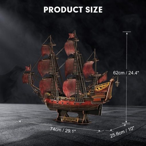 3D profi puzzle: Anna királynő bosszúja - Bíbor változat
