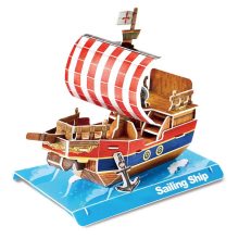 3D kicsi puzzle: Sailing Ship - vitorláshajó