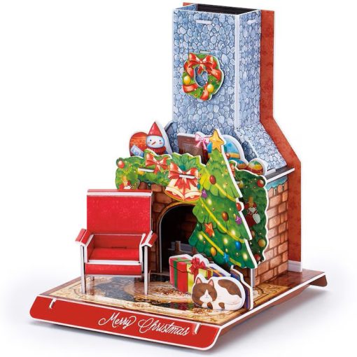 3D kicsi puzzle: kandalló