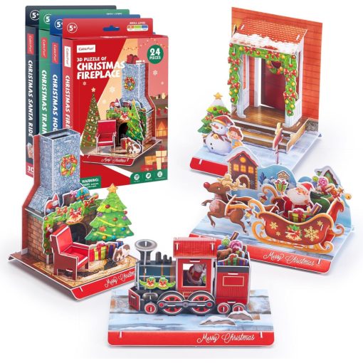 3D kicsi puzzle: kandalló