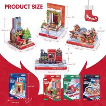 3D kicsi puzzle: kandalló