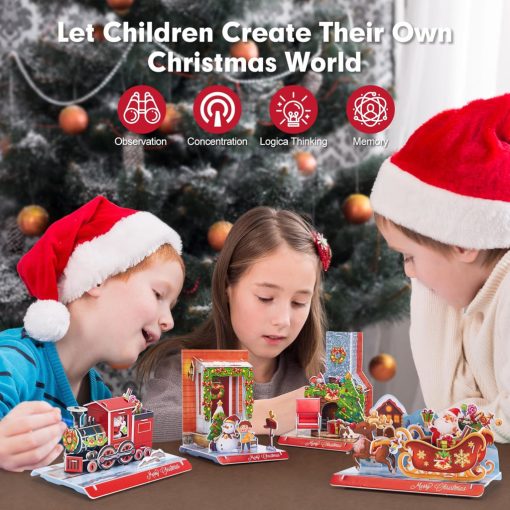 3D kicsi puzzle: kandalló