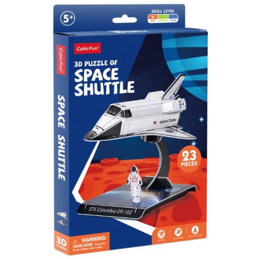 3D kicsi puzzle: Space Shuttle
