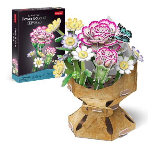 3D puzzle: Szegfű