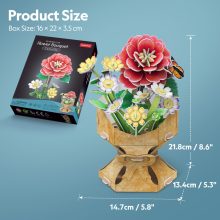 3D puzzle: Kamélia