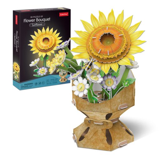 3D puzzle: Napraforgó