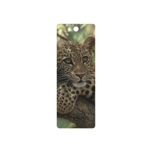3D könyvjelző-Merengő leopárd