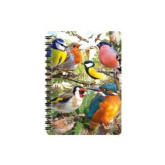 Madárkák - A6-os notesz, 3D-s borítóval