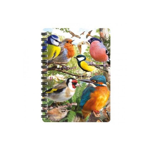 Madárkák - A6-os notesz, 3D-s borítóval