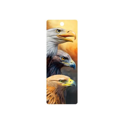 3D könyvjelző- 3 sas